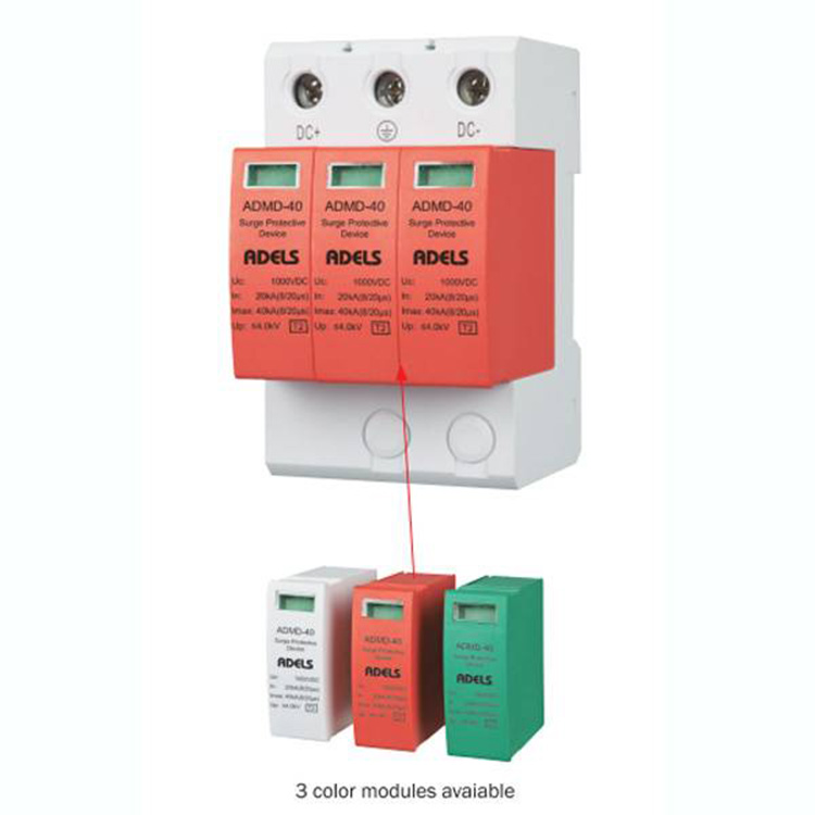 DC Surge Protector e Lekanyelitsoe Voltage Ho fihlela ho 1000V Surge Protective Devices